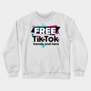 Should We Ban TikTok? Crewneck Sweatshirt